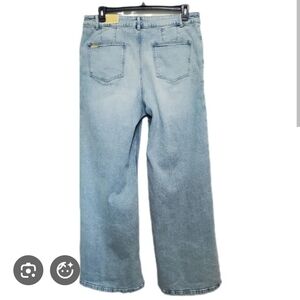 MICHAEL Michael Kors Wide Leg Light Blue Carmen Jeans